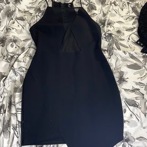 Windsor black body con dress